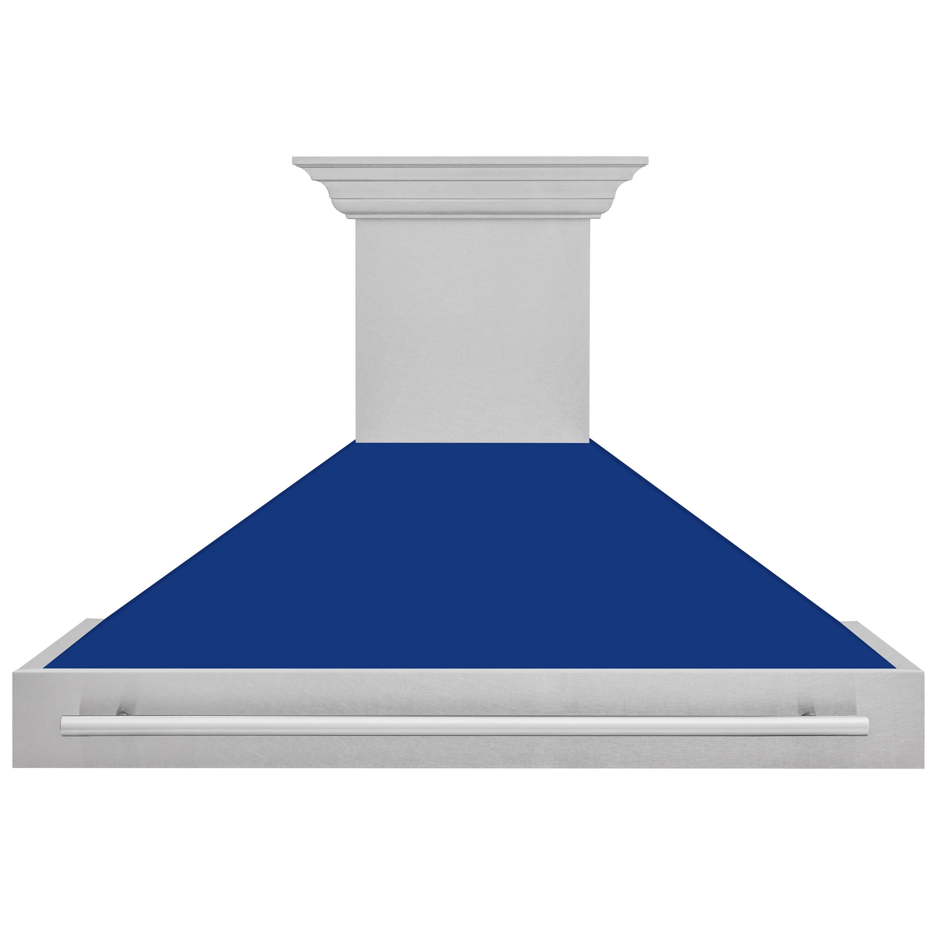 ZLINE 48 In. DuraSnow® Stainless Steel Range Hood with Blue Gloss Shell, 8654SNX-BG-48 - Cheap Abt