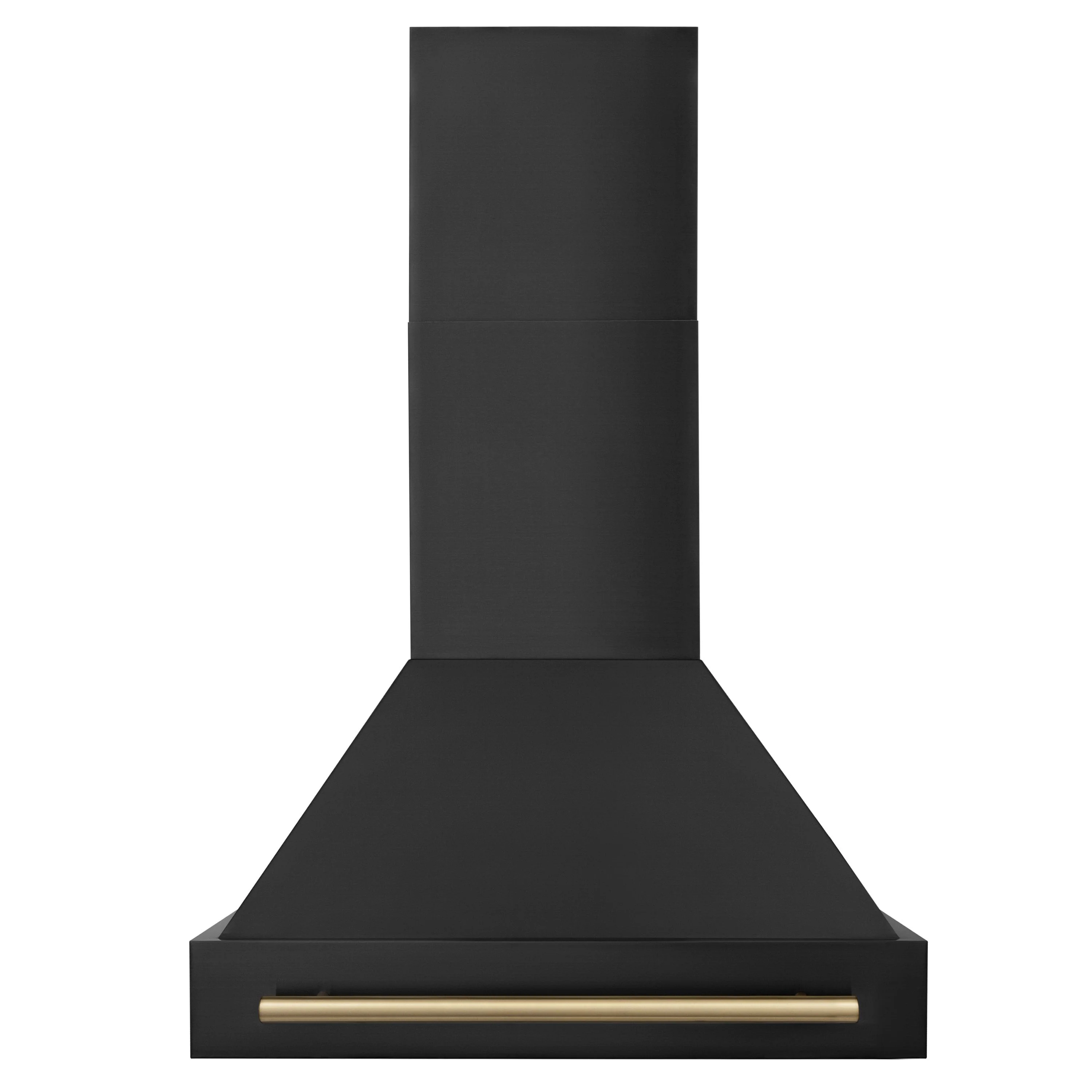 ZLINE 30 in. Autograph Edition in Black Stainless Steel Range Hood with Champagne Bronze Handle, BS655Z-30-CB - Cheap Abt