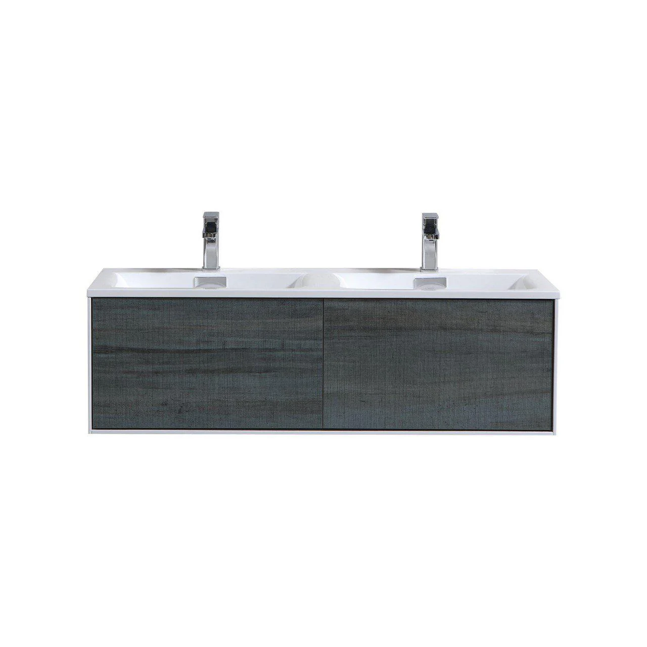 KubeBath Divario 48 in. Ocean Gray Wall Mount Modern Bathroom Vanity, D48BE - Cheap Abt