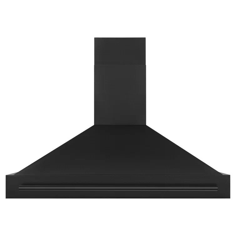ZLINE 48 In. Black Stainless Steel Range Hood with Black Stainless Steel Handle, BS655-48-BS - Cheap Abt