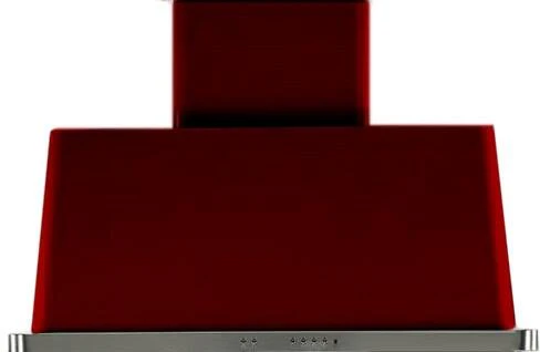 ILVE 40 in. Majestic Burgundy Wall Mount Range Hood with 600 CFM Blower, UAM100BU - Cheap Abt