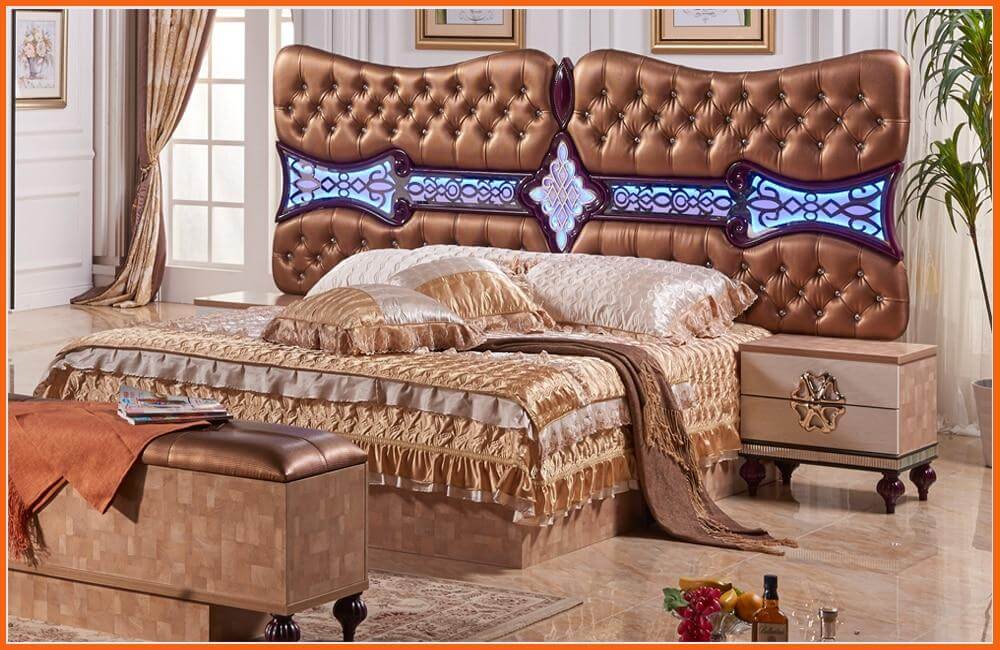 Bedroom Furniture Set, King Size Bed, Dresser, Nightstand, Wardrobe - Cheap Abt