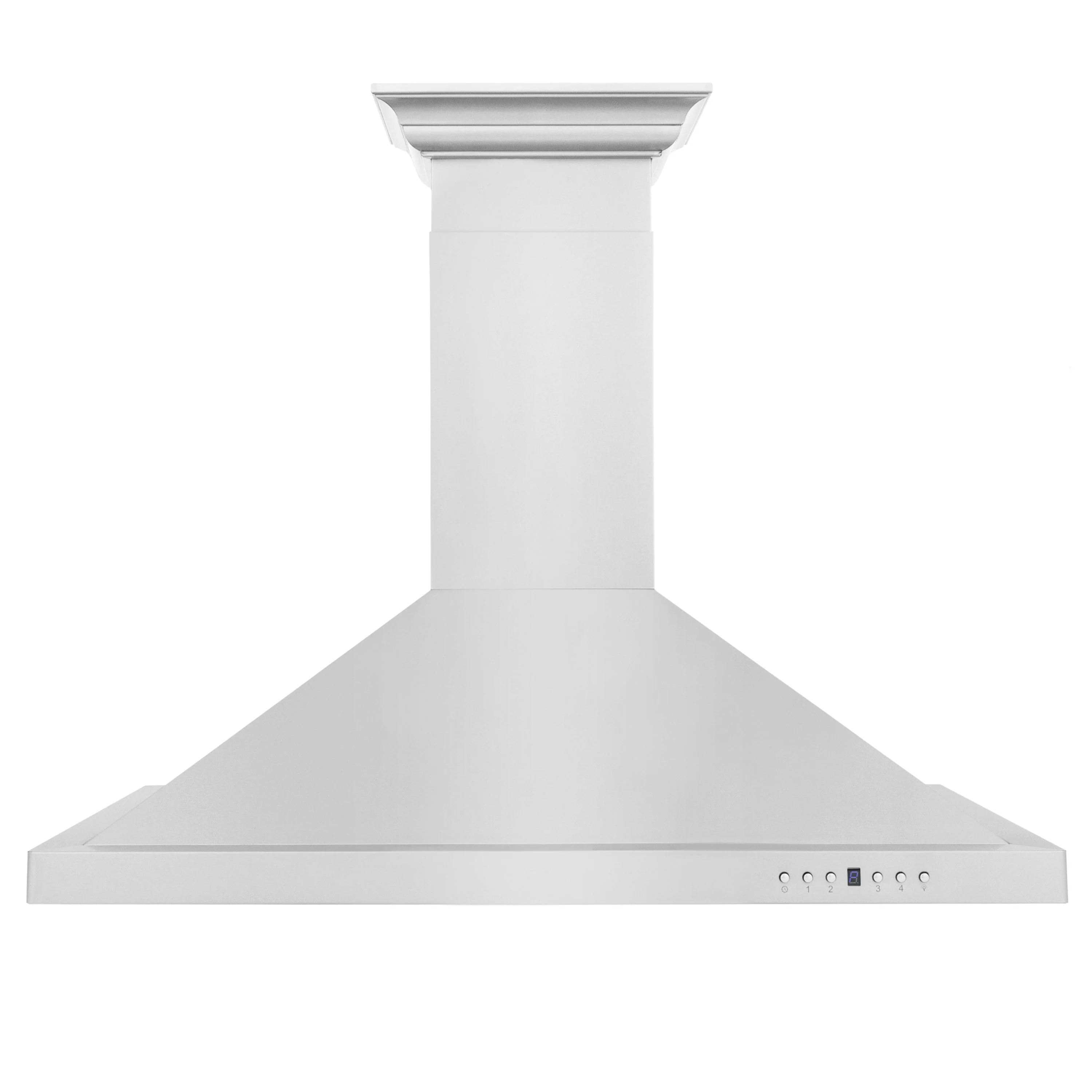 ZLINE 36 in. Convertible Vent Wall Mount Range Hood in Stainless Steel with Crown Molding, KBCRN-36 - Cheap Abt