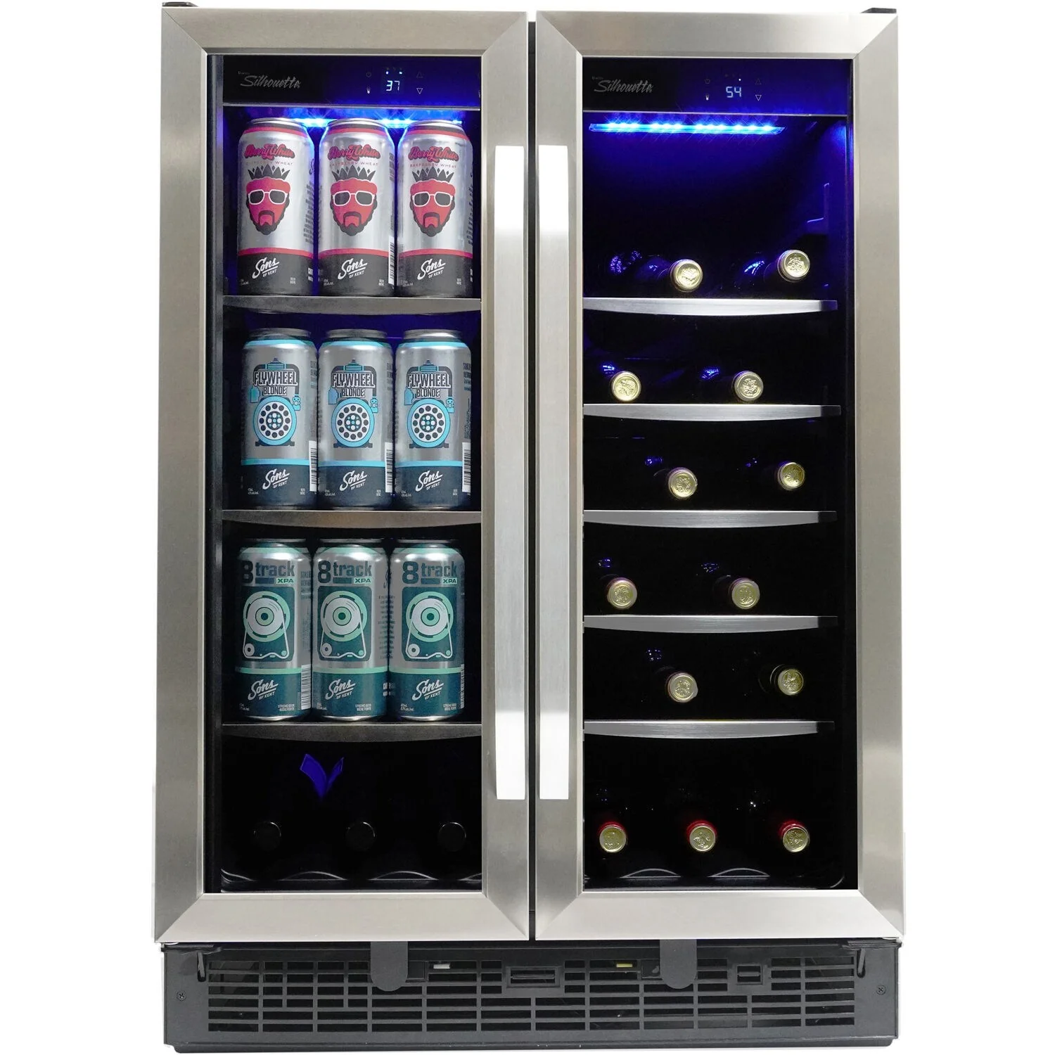 Danby Silhouette 24 in., 27 Bottle & 60 Can Bottle Capacity, Beverage Center, SBC051D1BSS - Cheap Abt