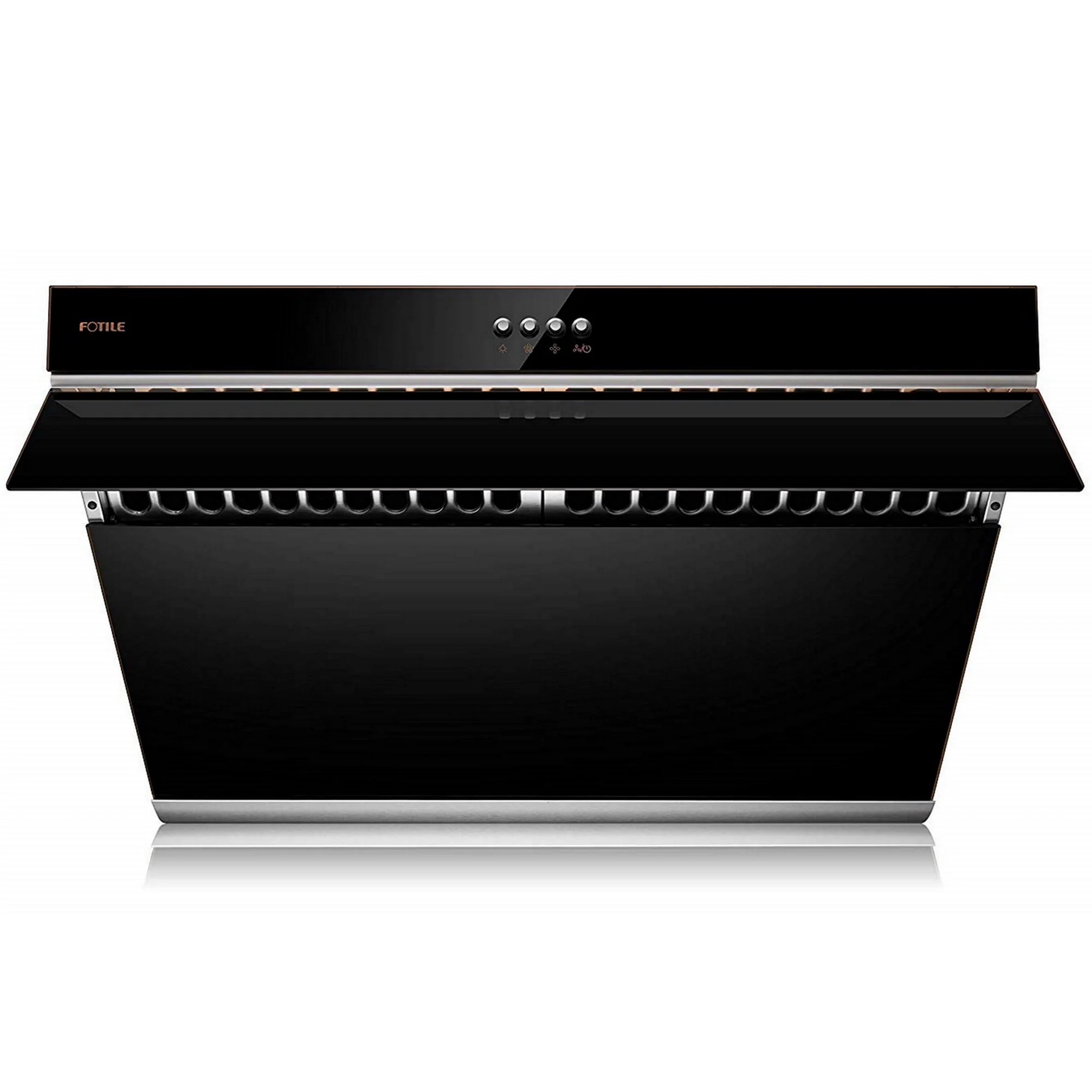 Fotile Slant Vent Series 30 in. 850 CFM Range Hood with Push Buttons in Onyx Black, JQG7522 - Cheap Abt
