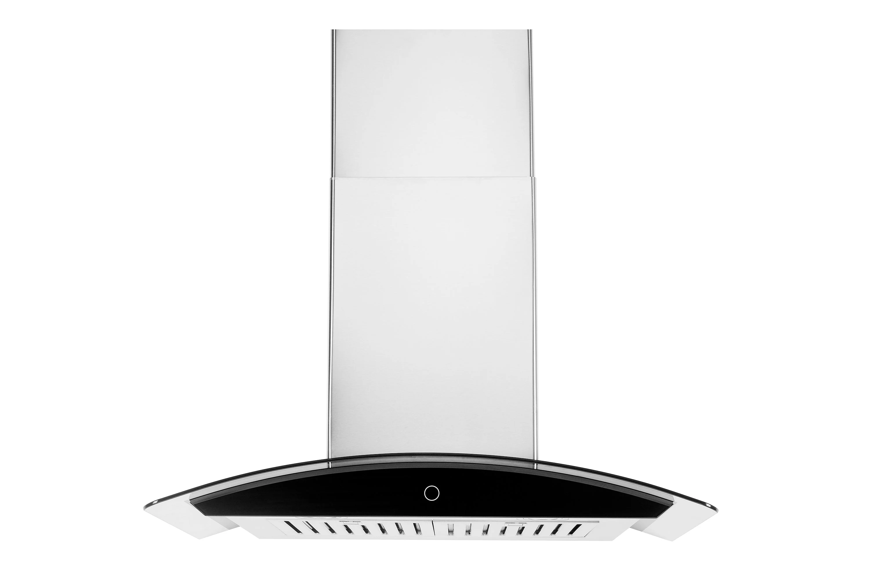 Hauslane 30 Inch Wall Mount Touch Control Range Hood with Tempered Glass in Stainless Steel, WM-639SS-30 - Cheap Abt
