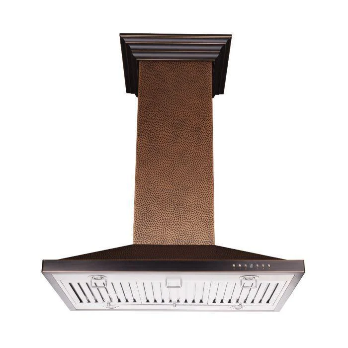 ZLINE 30 in. Hand Hammered Copper Island Range Hood, 8GL2Hi-30 - Cheap Abt