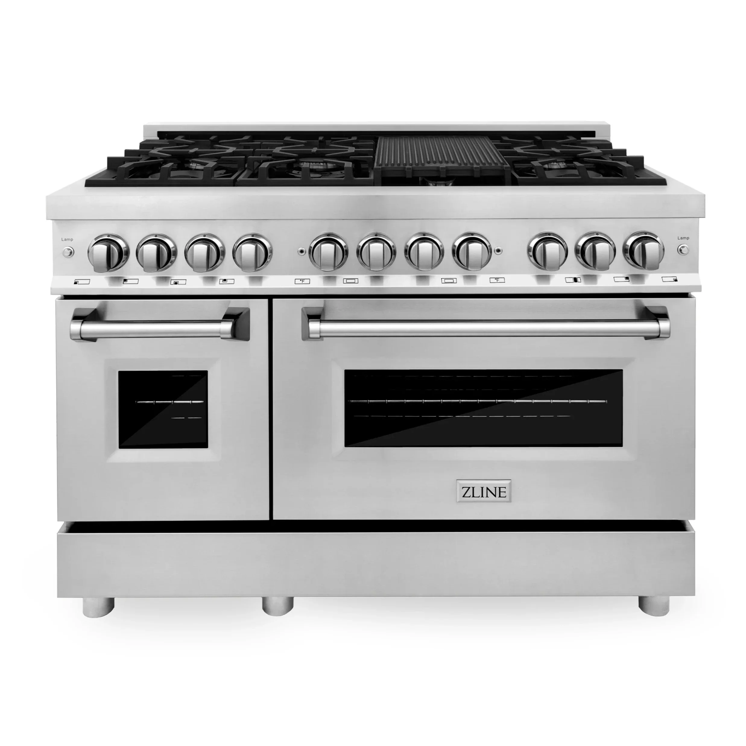 ZLINE 48 in. Professional Gas Burner and Electric Oven in Stainless Steel, RA48 - Cheap Abt