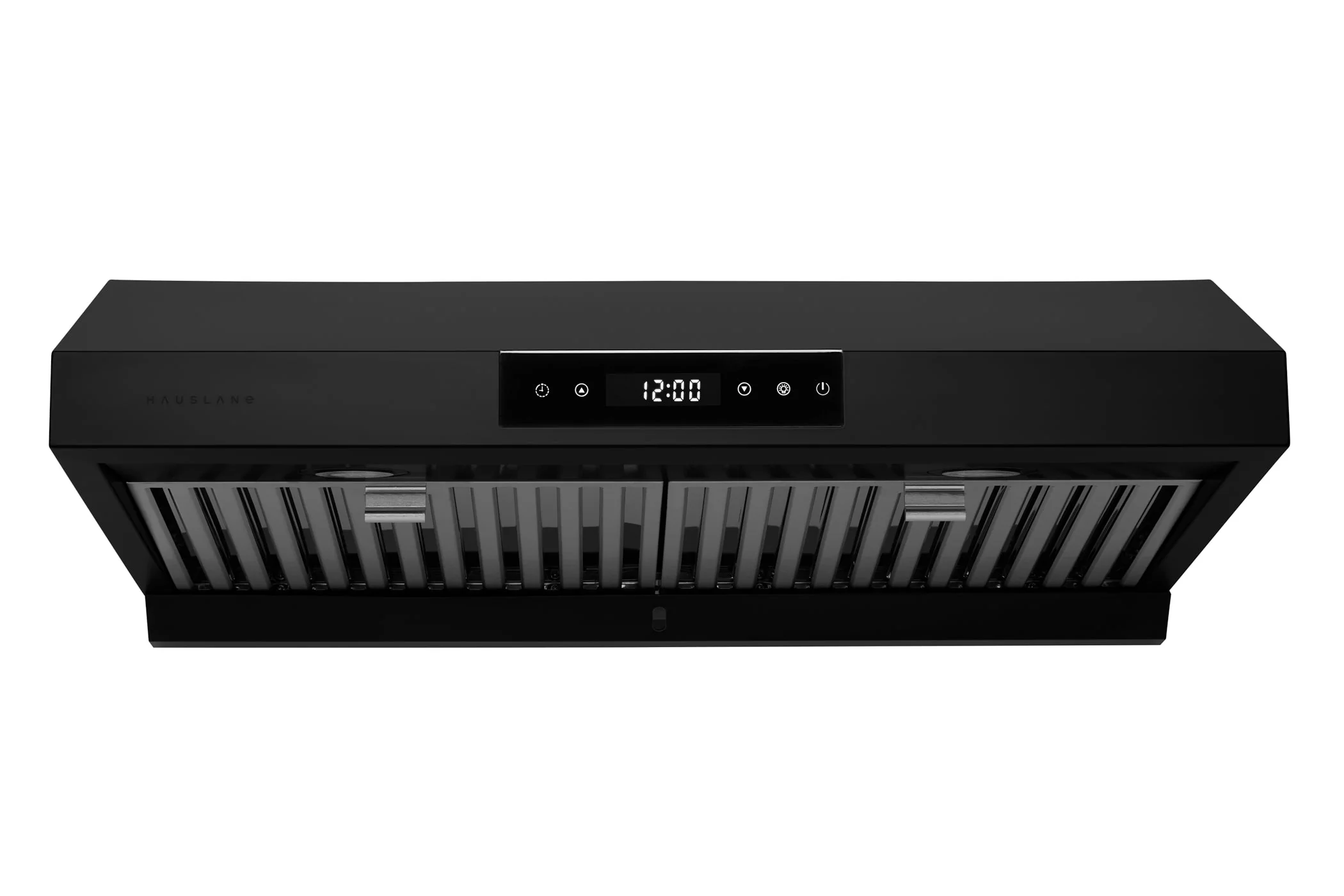 Hauslane 30 Inch Under Cabinet Touch Control Range Hood with Stainless Steel Filters in Matte Black, UC-PS18BLK-30 - Cheap Abt