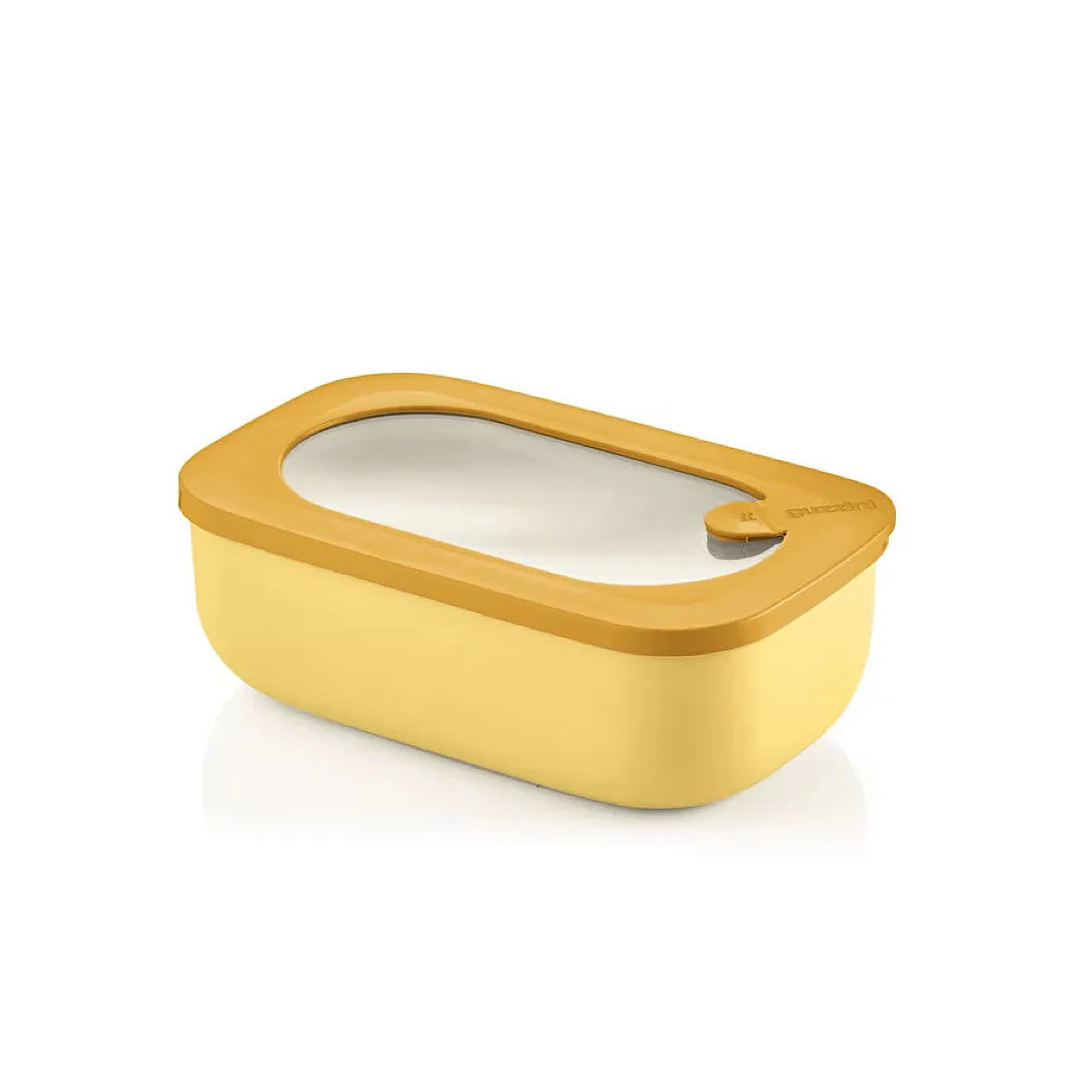 STORE&MORE Rectangular Leak-Proof fridge/freezer/microwave containers 900cc Ochre - Cheap Abt