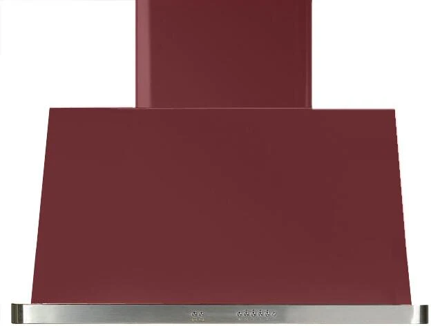 ILVE 36 in. Majestic Burgundy Color Wall Mount Range Hood with 600 CFM Blower, UAM90BU - Cheap Abt