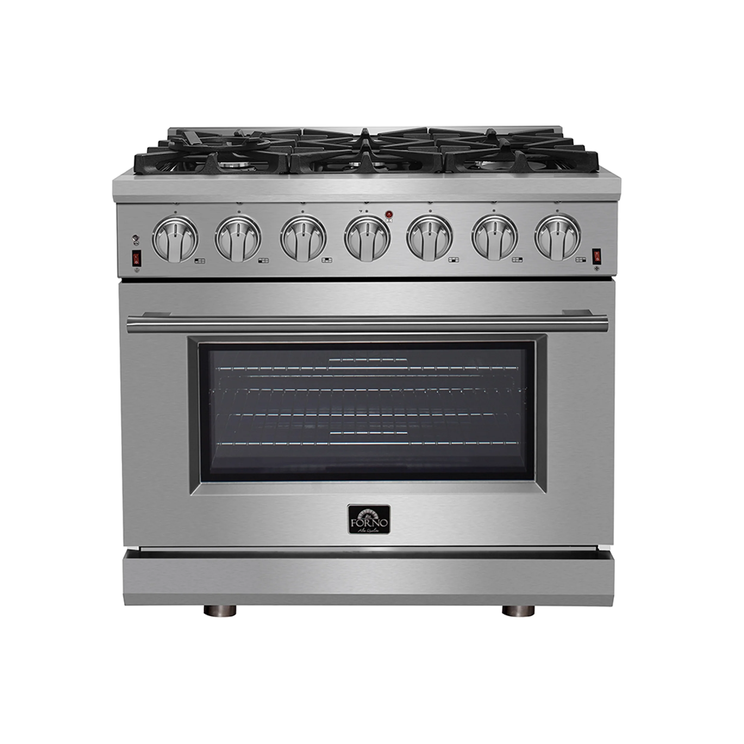 Forno 36″ Freestanding Gas Range with 6 Burners, FFSGS6239-36 - Cheap Abt
