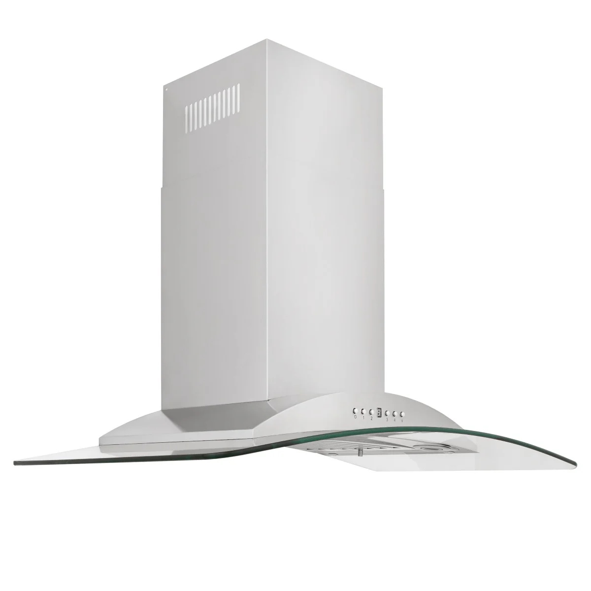 ZLINE 36 in. Convertible Vent Wall Mount Range Hood in Stainless Steel & Glass, KN-36 - Cheap Abt