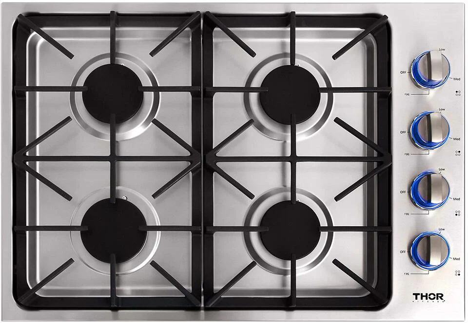 Thor 30 in. Drop-in Propane Gas Cooktop in Stainless Steel, TGC3001LP - Cheap Abt