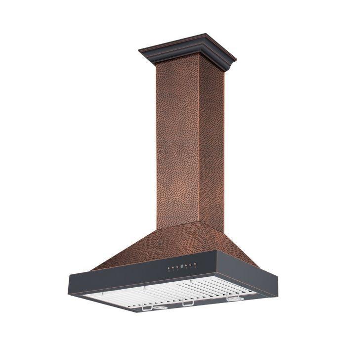 ZLINE 30 in. Hand-Hammered Copper Wall Range Hood, KB2-HBXXX-30 - Cheap Abt