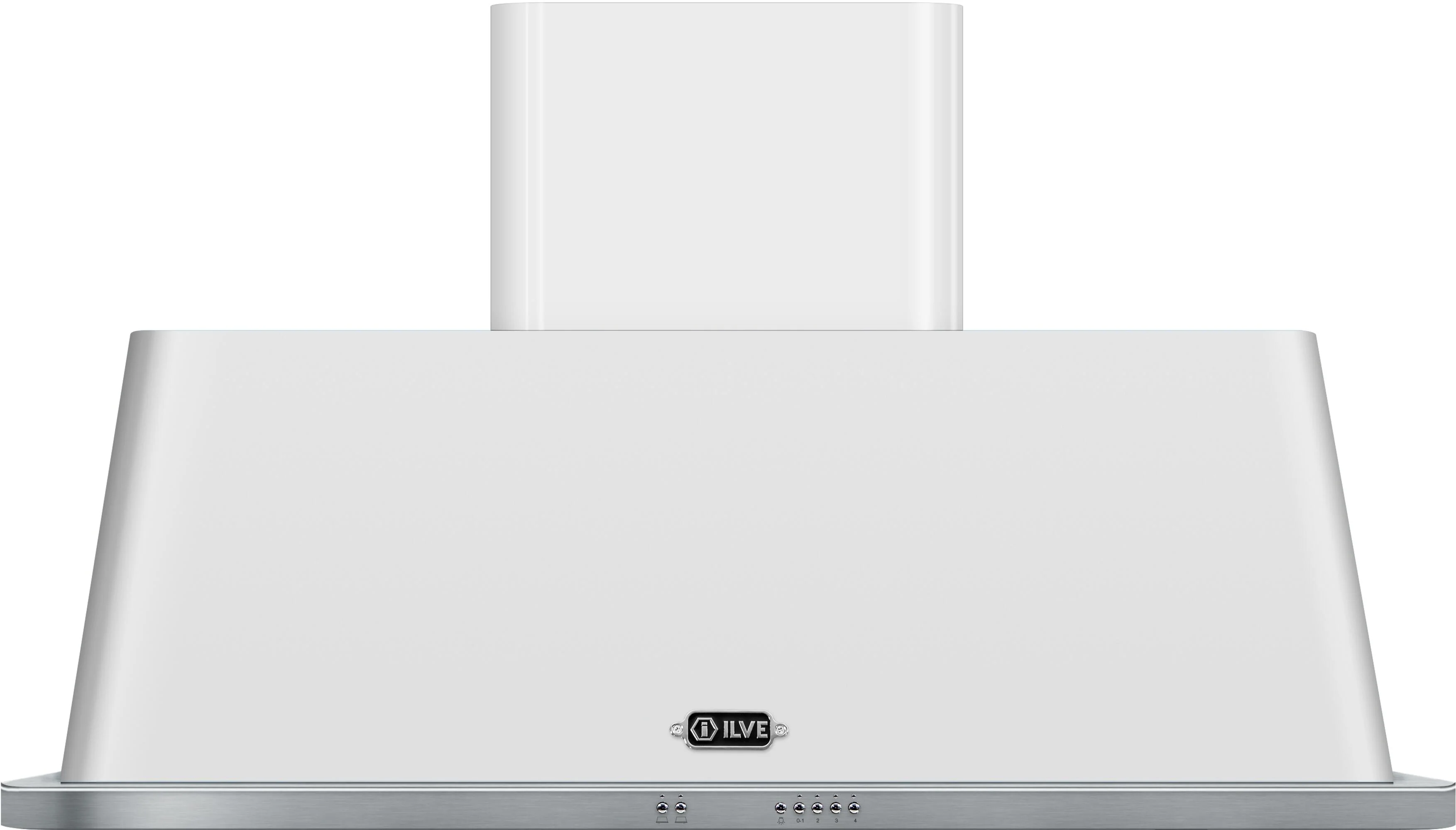 ILVE 48 in. Majestic White Wall Mount Range Hood with 600 CFM Blower, UAM120WH - Cheap Abt