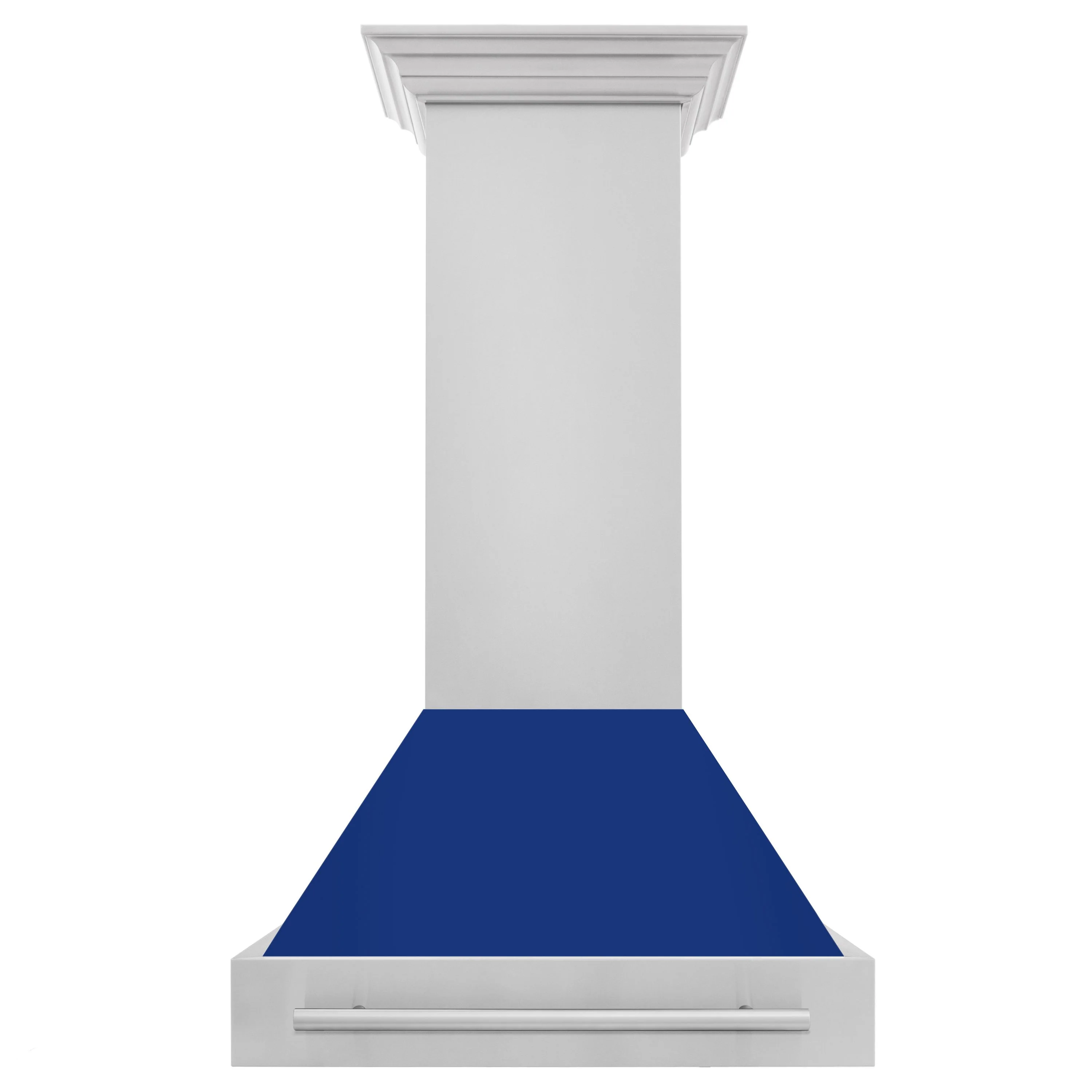 ZLINE 30 Inch Stainless Steel Range Hood with Blue Gloss Shell, 8654STX-BG-30 - Cheap Abt