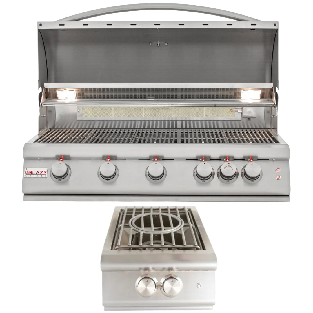 Blaze Professional 40 in. Natural Gas Grill & Side Burner Package, AP-BLZ-5LTE2-NG-3 - Cheap Abt