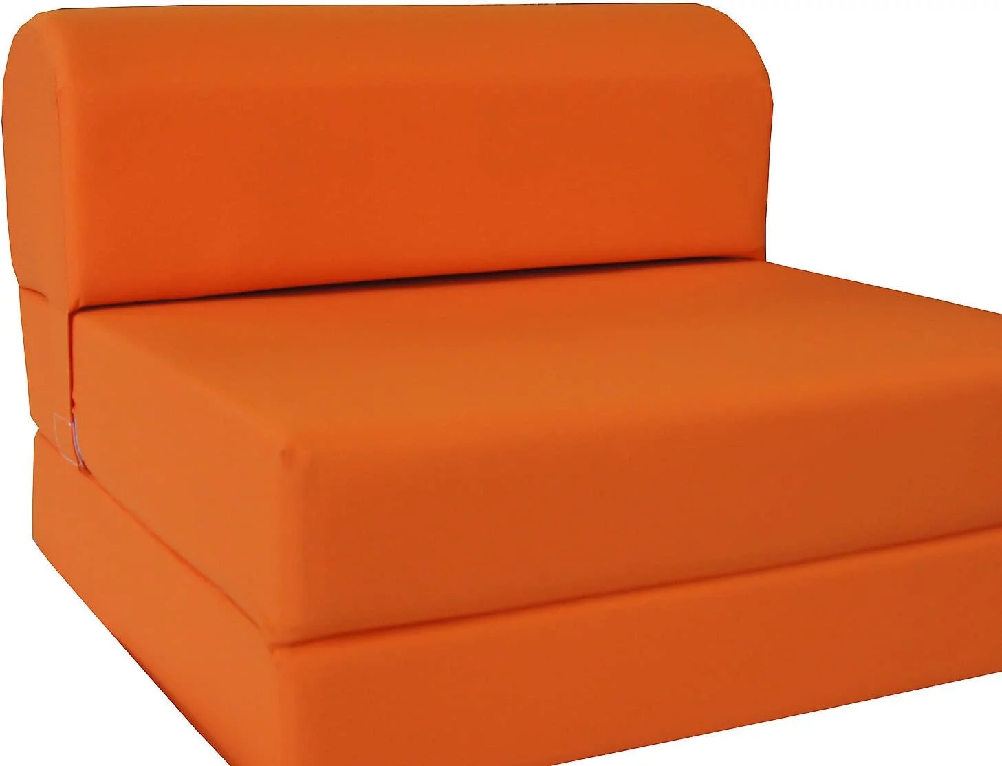 Orange Sleeper Chair Folding Foam Bed Sized 6 X 32 X 70. Studio Guest Foldable Chair Beds. Foam Sofa. Couch. High Density Foam 1.8 lbs - Cheap Abt