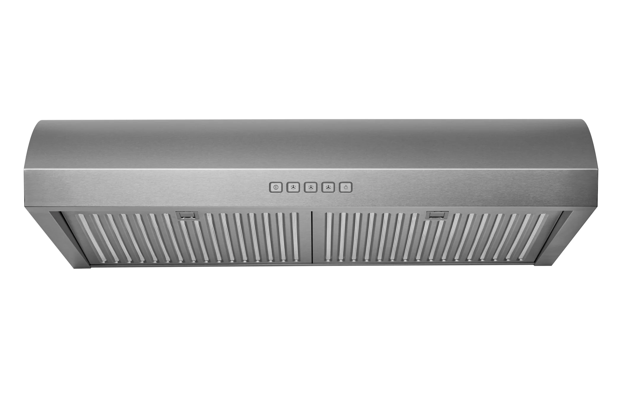 Hauslane 30 Inch Under Cabinet Curved Range Hood with Stainless Steel Filters and Panel LED in Stainless Steel, UC-B018SS-30 - Cheap Abt