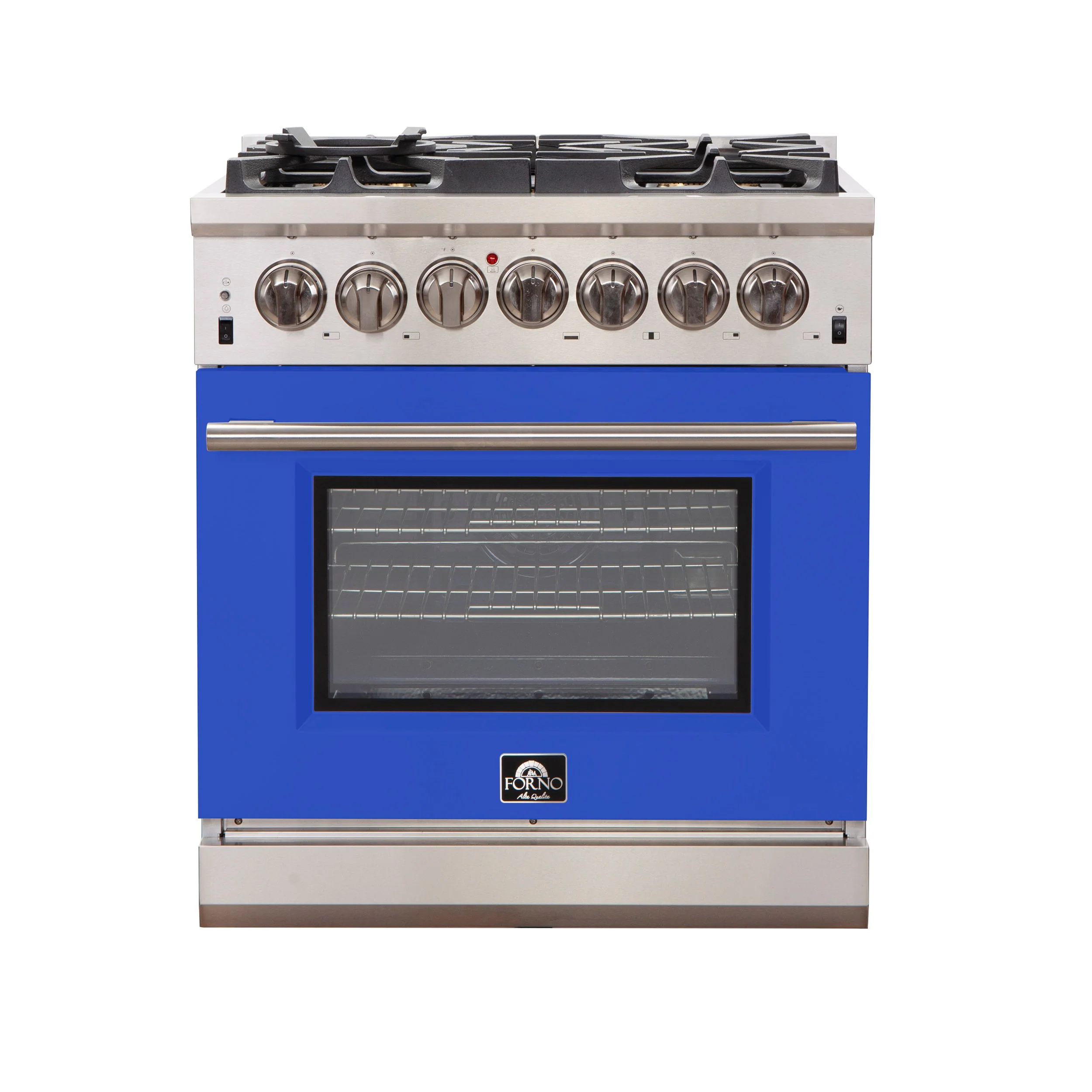 Forno 30 Inch Professional Freestanding Gas Range in Blue, FFSGS6260-30BLU - Cheap Abt