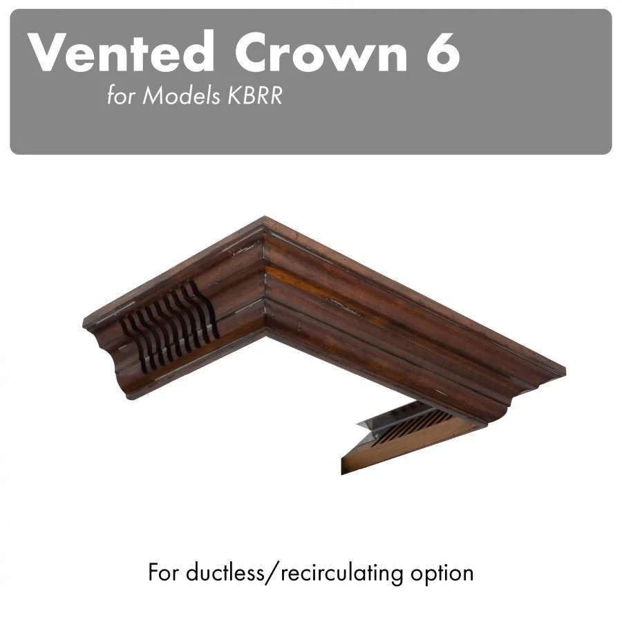 ZLINE Vented Crown Molding for Wall Mount Range Hood, CM6V-KBRR - Cheap Abt