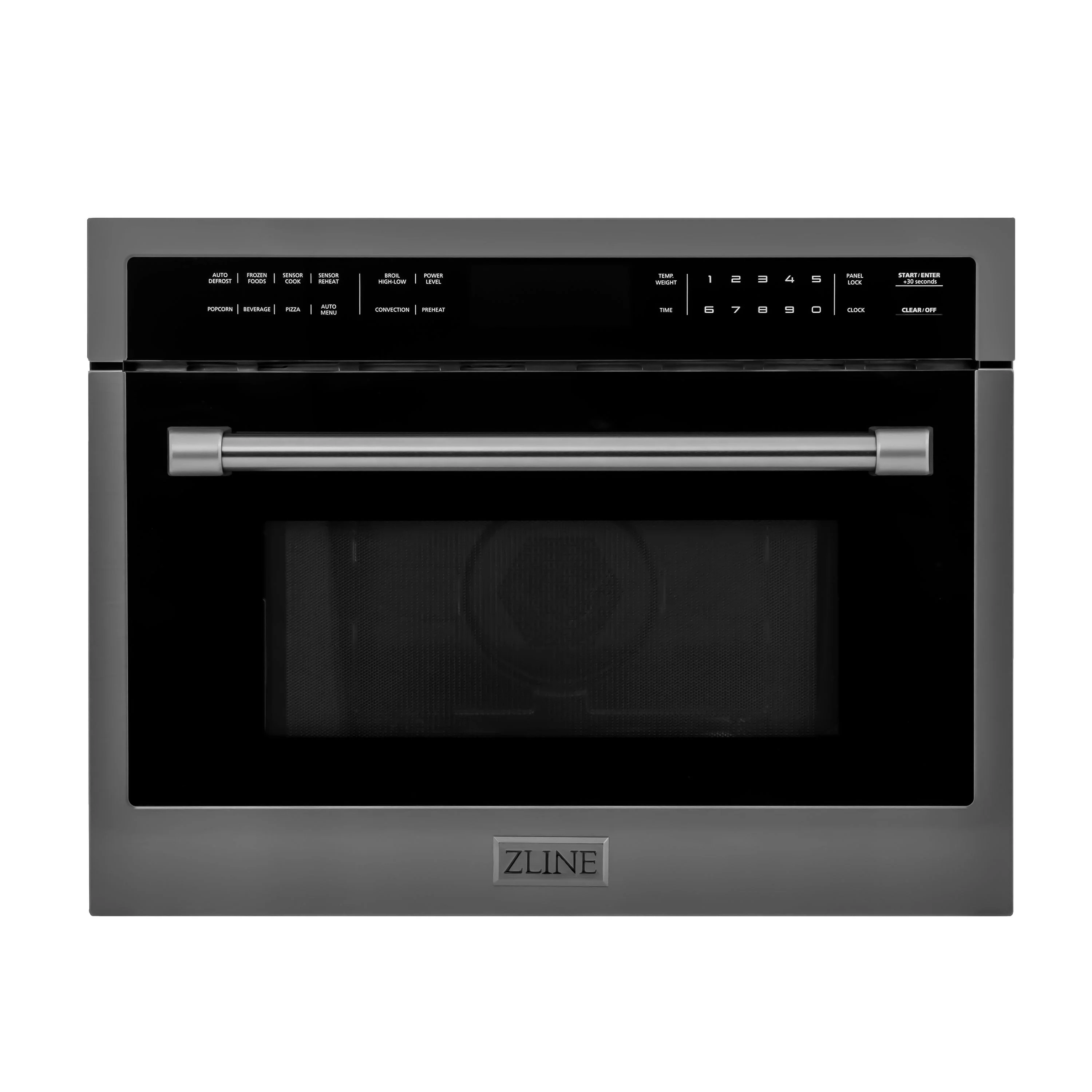 ZLINE 24 in. Built-in Convection Microwave Oven in Black Stainless Steel, MWO-24-BS - Cheap Abt