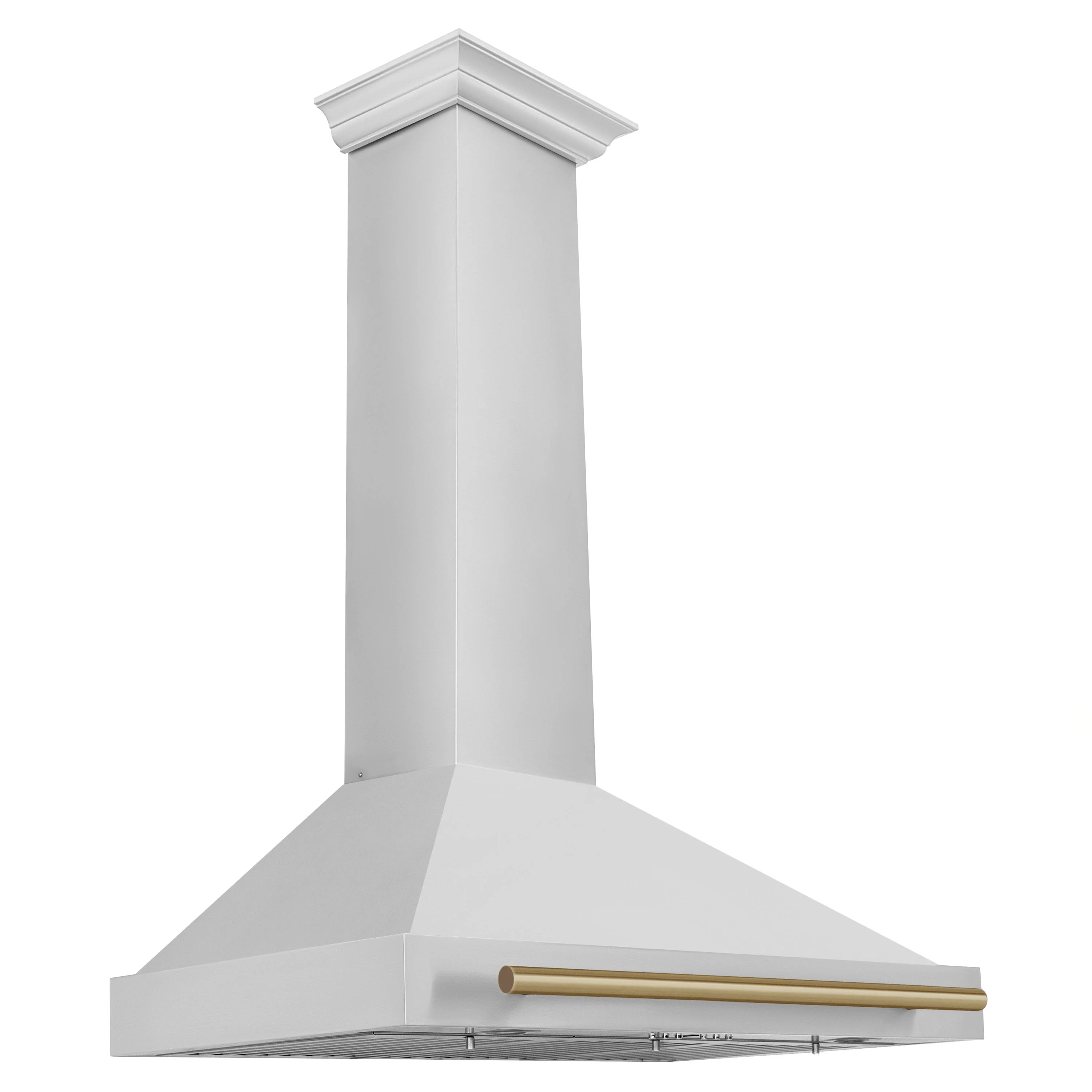 ZLINE 36 Inch Autograph Edition Stainless Steel Range Hood with Champagne Bronze Handle, KB4STZ-36-CB - Cheap Abt