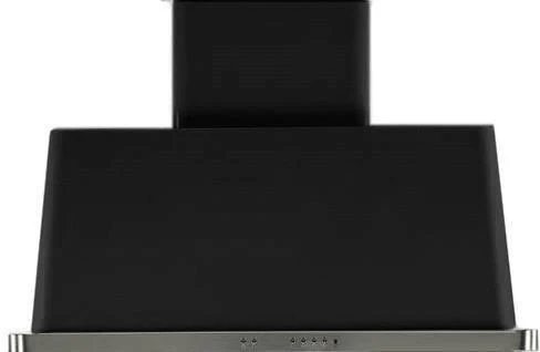 ILVE 40 in. Majestic Glossy Black Wall Mount Range Hood with 600 CFM Blower, UAM100BK - Cheap Abt