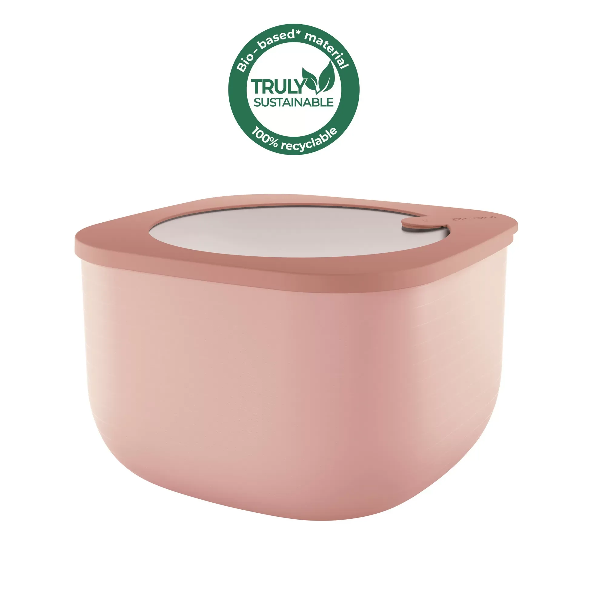 L STORE&MORE - Deep airtight fridge/freezer/microwave containers Peach blossom pink 2800cc - Cheap Abt