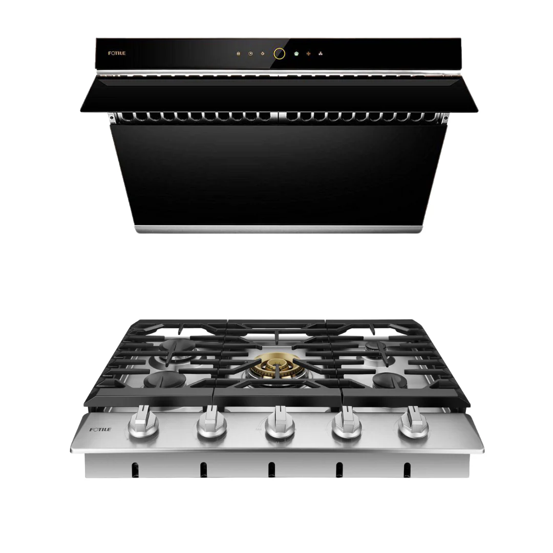 Fotile Package 30 Inch Cooktop and 30 Inch Range Hood, AP-GLS30501 - Cheap Abt