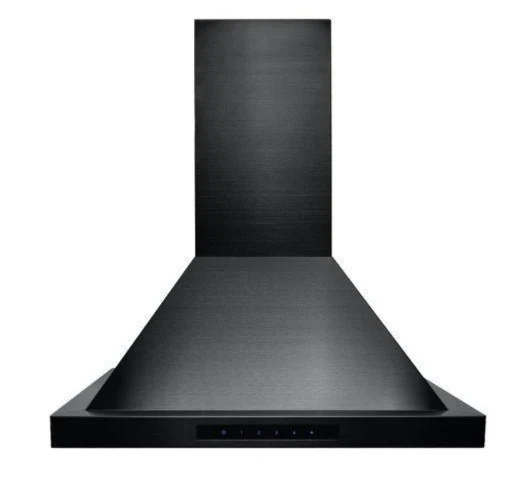 ZLINE 24 in. Convertible Vent Wall Mount Range Hood in Black Stainless Steel, BSKBN-24 - Cheap Abt