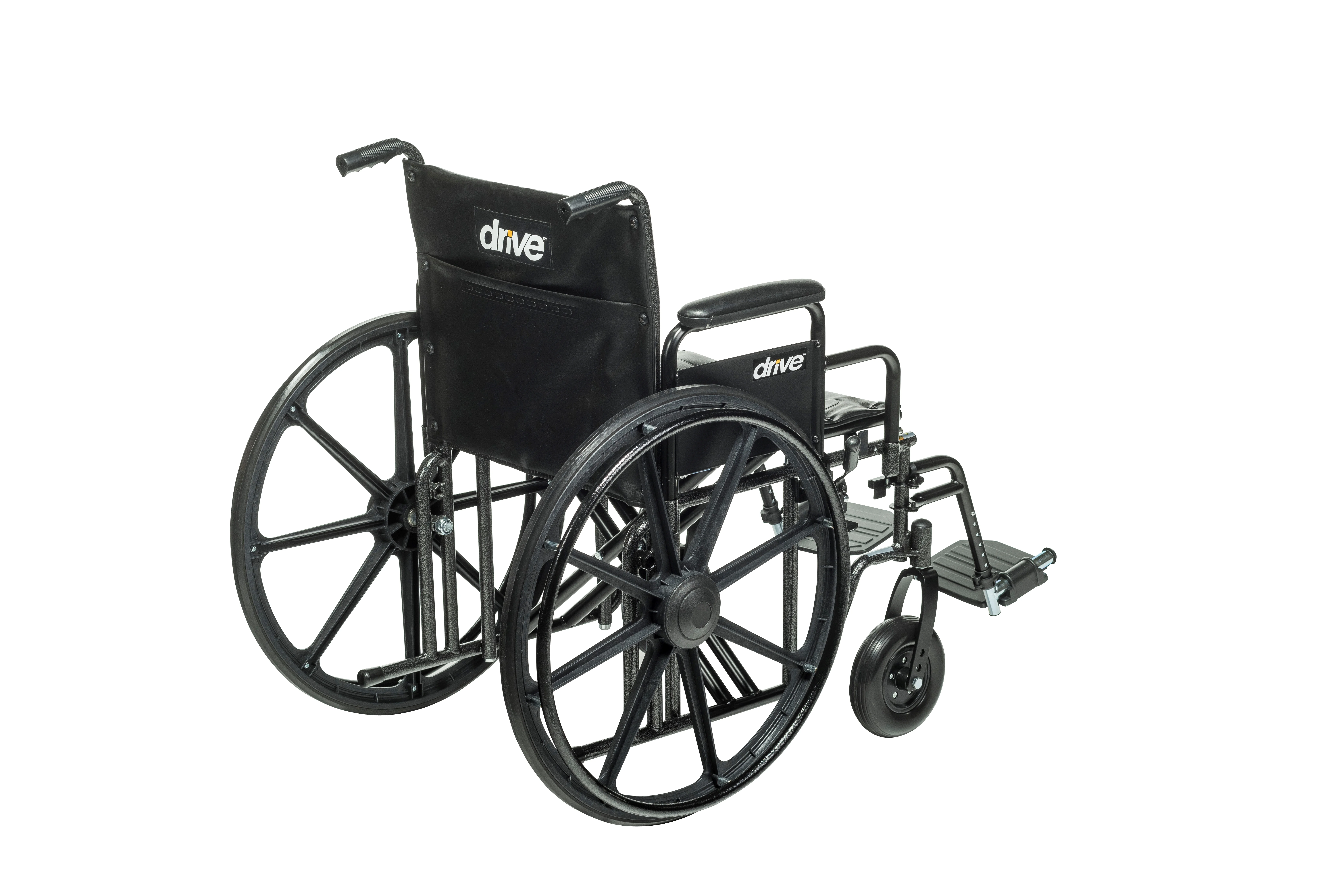 Drive Medical Sentra EC Heavy Duty Wheelchair. Detachable Desk Arms. Swing away Footrests. 22 Seat - Cheap Abt