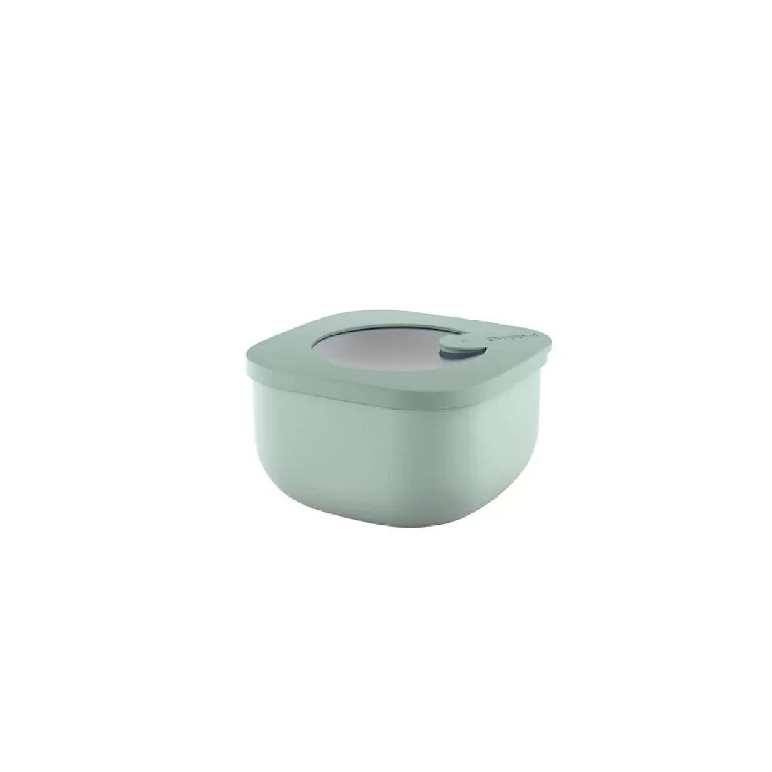 S STORE&MORE - Shallow airtight fridge/freezer/microwave containers Sage green 450cc - Cheap Abt