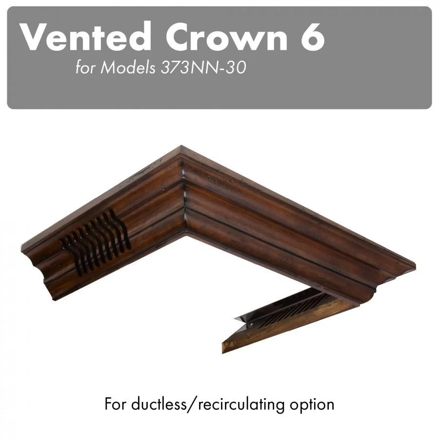 ZLINE Vented Crown Molding for Wall Mount Range Hood, CM6V-300N - Cheap Abt
