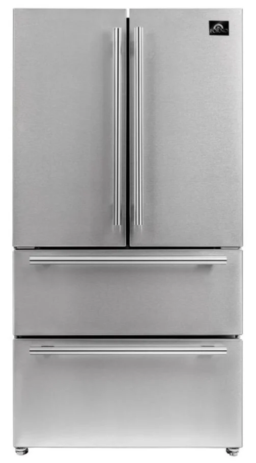 Forno 36 in. 19 cu.ft. French Door Refrigerator in Stainless Steel, FFRBI1820-36SB - Cheap Abt