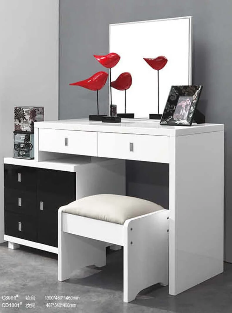 Bedroom Furniture Set, King Size Bed, Nightstand, Dresser, Wardrobe - Cheap Abt