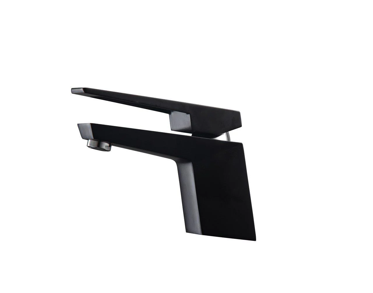 KubeBath Aqua Siza Single Lever Modern Bathroom Vanity Faucet - Matt Black, AFB13BK - Cheap Abt