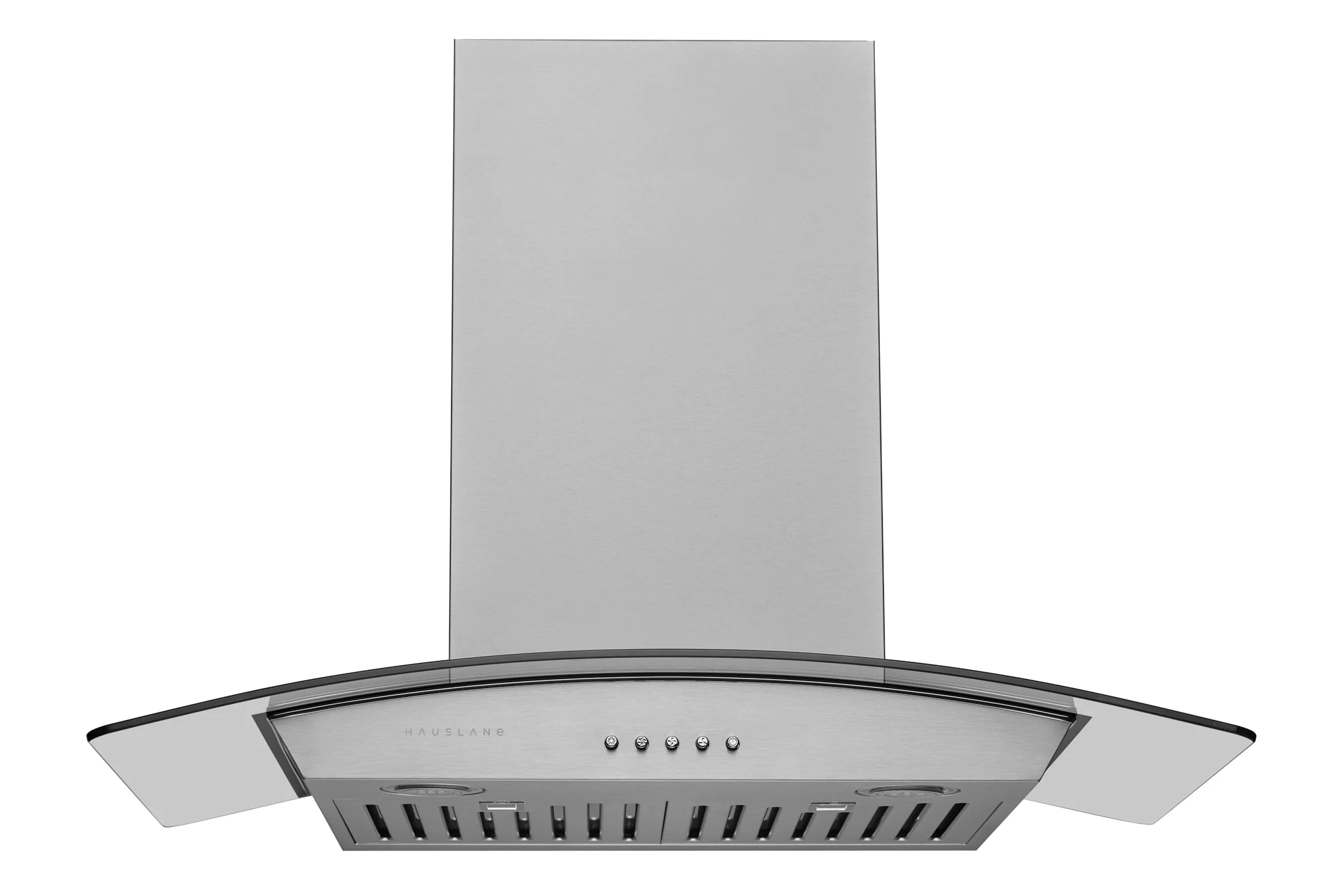 Hauslane 30 Inch Wall Mount Range Hood with Tempered Glass in Stainless Steel, WM-630SS-30 - Cheap Abt