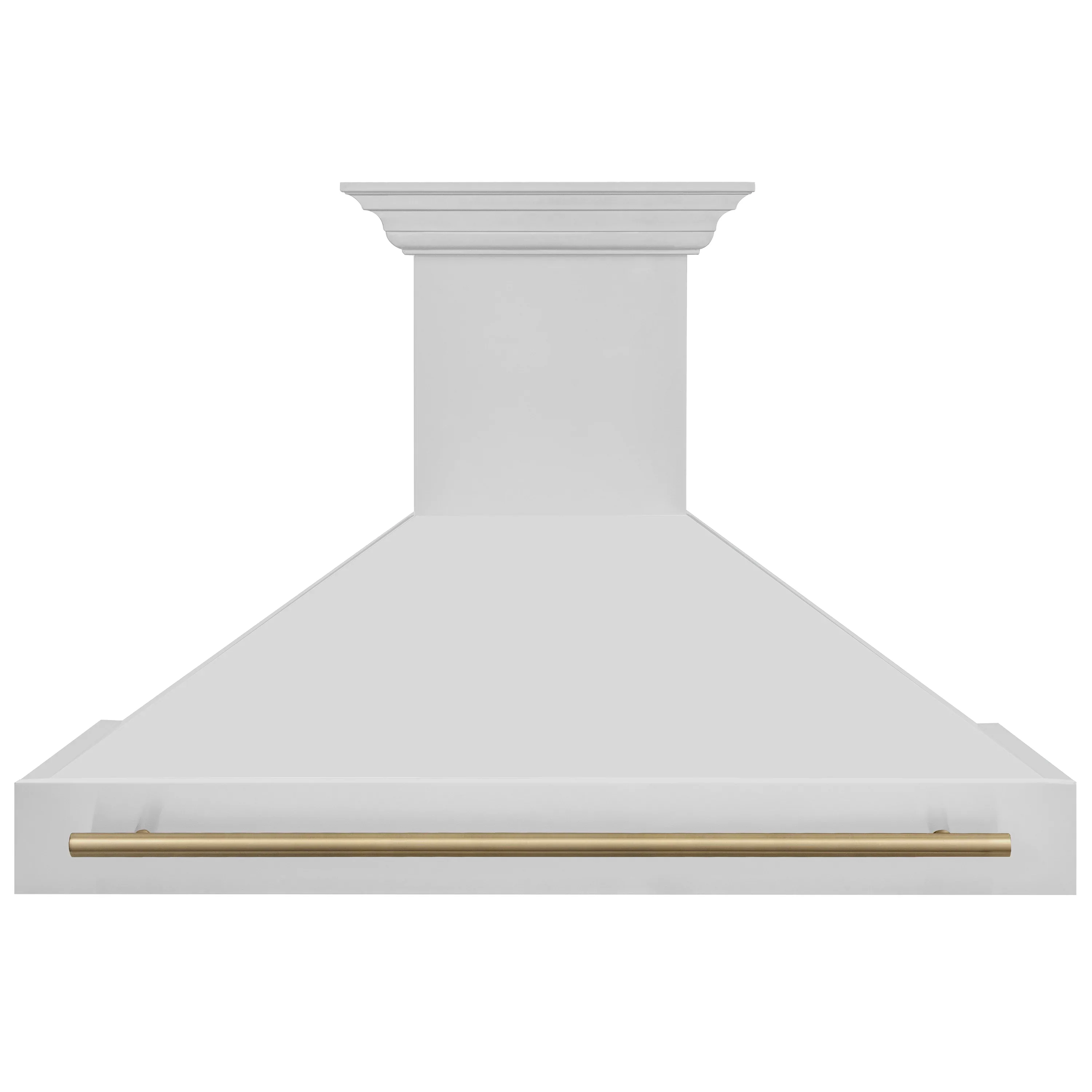 ZLINE 48 Inch Autograph Edition Stainless Steel Range Hood with Champagne Bronze Handle, 8654STZ-48-CB - Cheap Abt