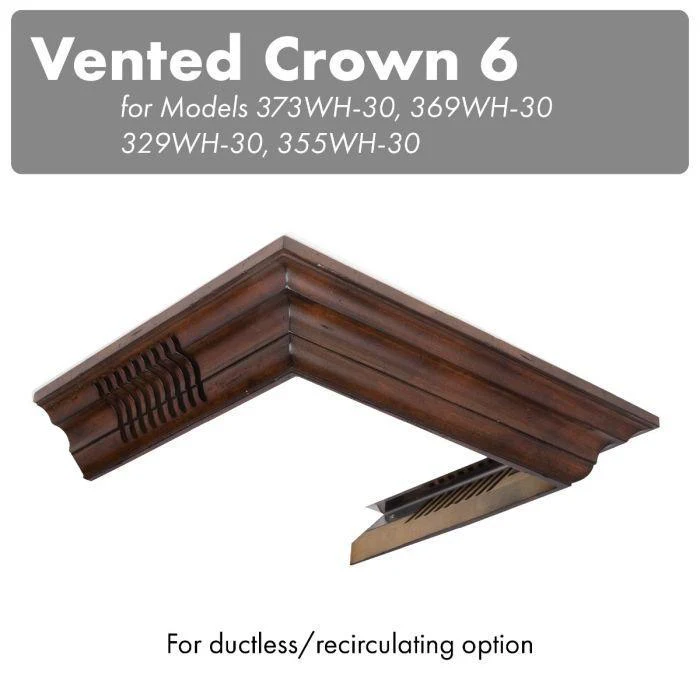 ZLINE Vented Crown Molding for Wall Mount Range Hood, CM6V-300W - Cheap Abt