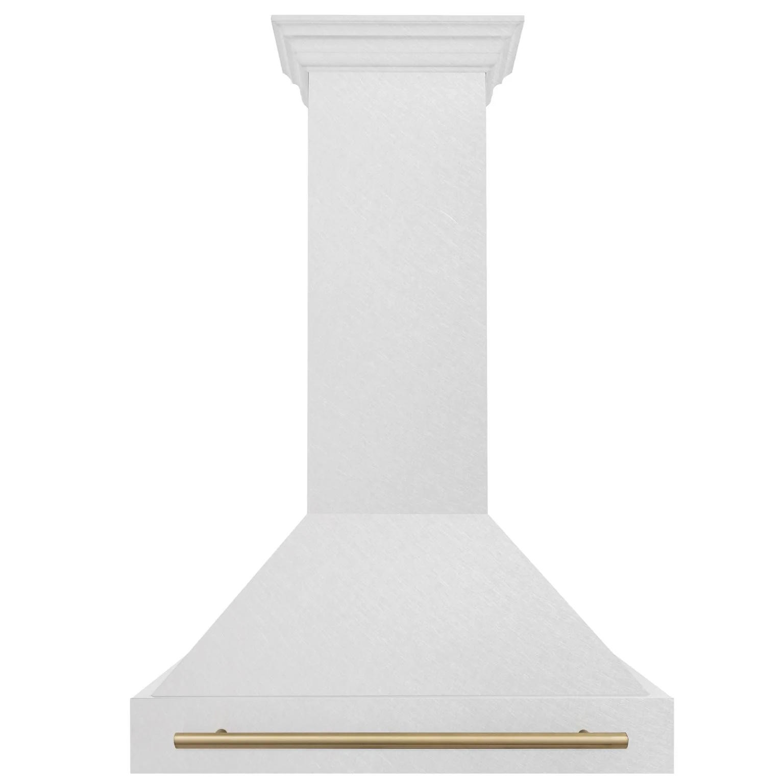 ZLINE Autograph 36 Inch DuraSnow® Stainless Steel Range Hood with DuraSnow® Shell and Champagne Bronze Handle, 8654SNZ-36-CB - Cheap Abt