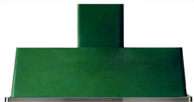 ILVE 60 in. Majestic Emerald Green Wall Mount Range Hood with 600 CFM Blower, UAM150EG - Cheap Abt