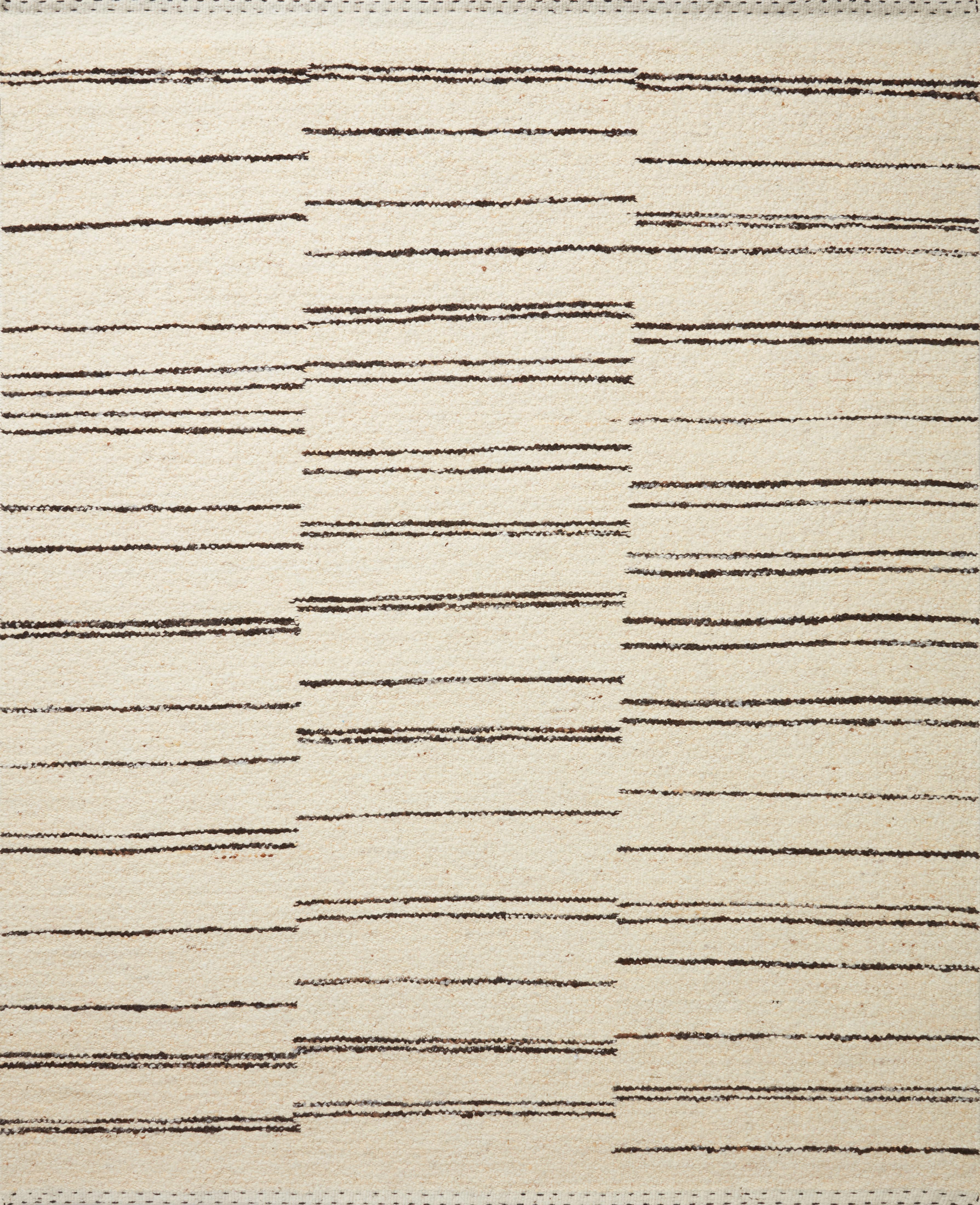 Loloi Rugs Roman Collection Rug in Natural, Charcoal - 9'6