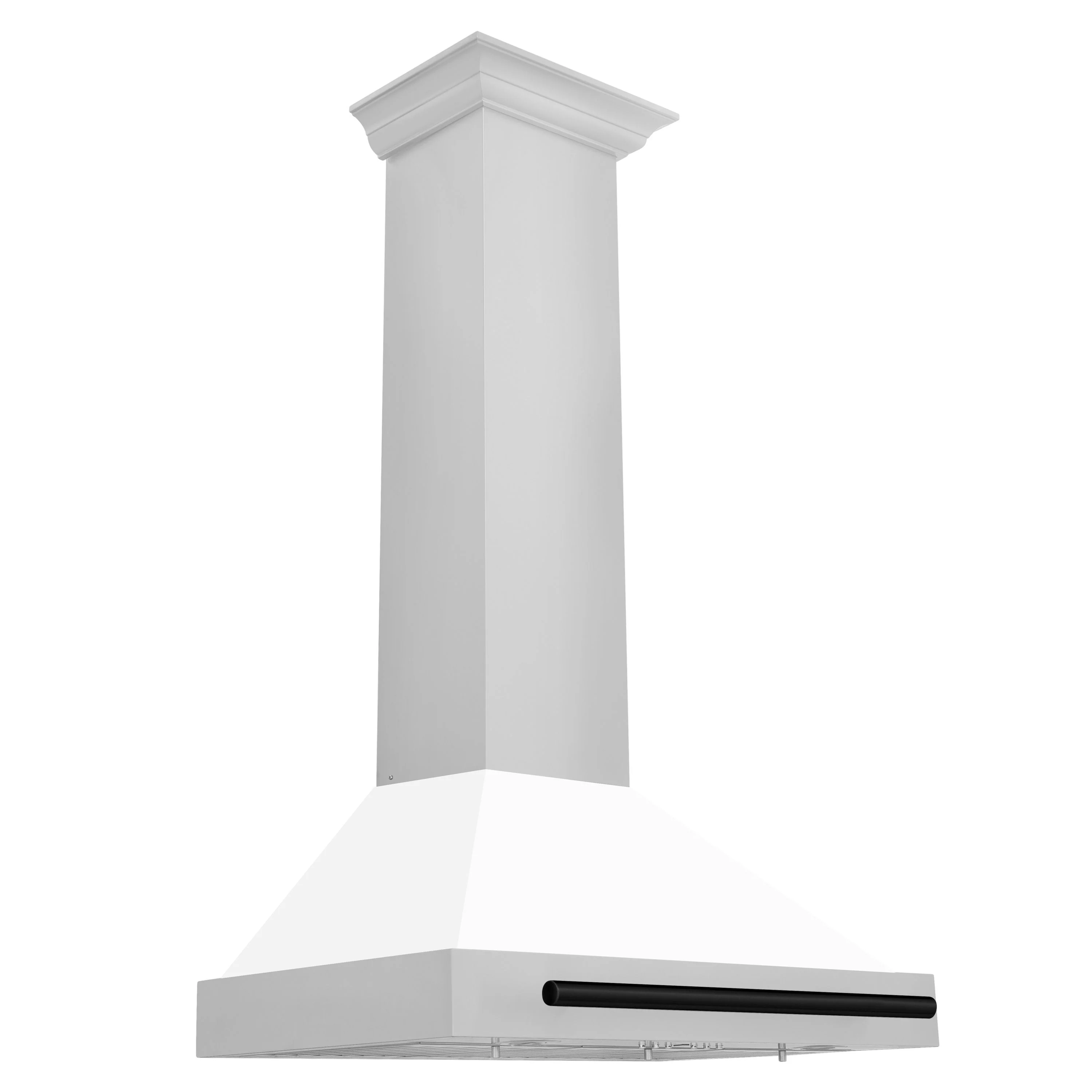 ZLINE 30 In Autograph Edition Stainless Steel Range Hood with White Matte Shell and Matte Black Accents, KB4STZ-WM30-MB - Cheap Abt