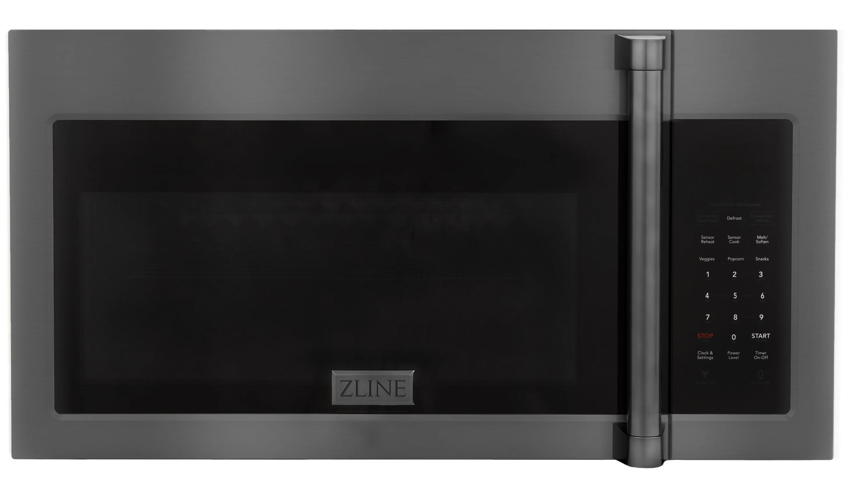 ZLINE Over the Range Convection Microwave Oven in Black Stainless Steel with Traditional Handle and Sensor Cooking, MWO-OTR-H-30-BS - Cheap Abt