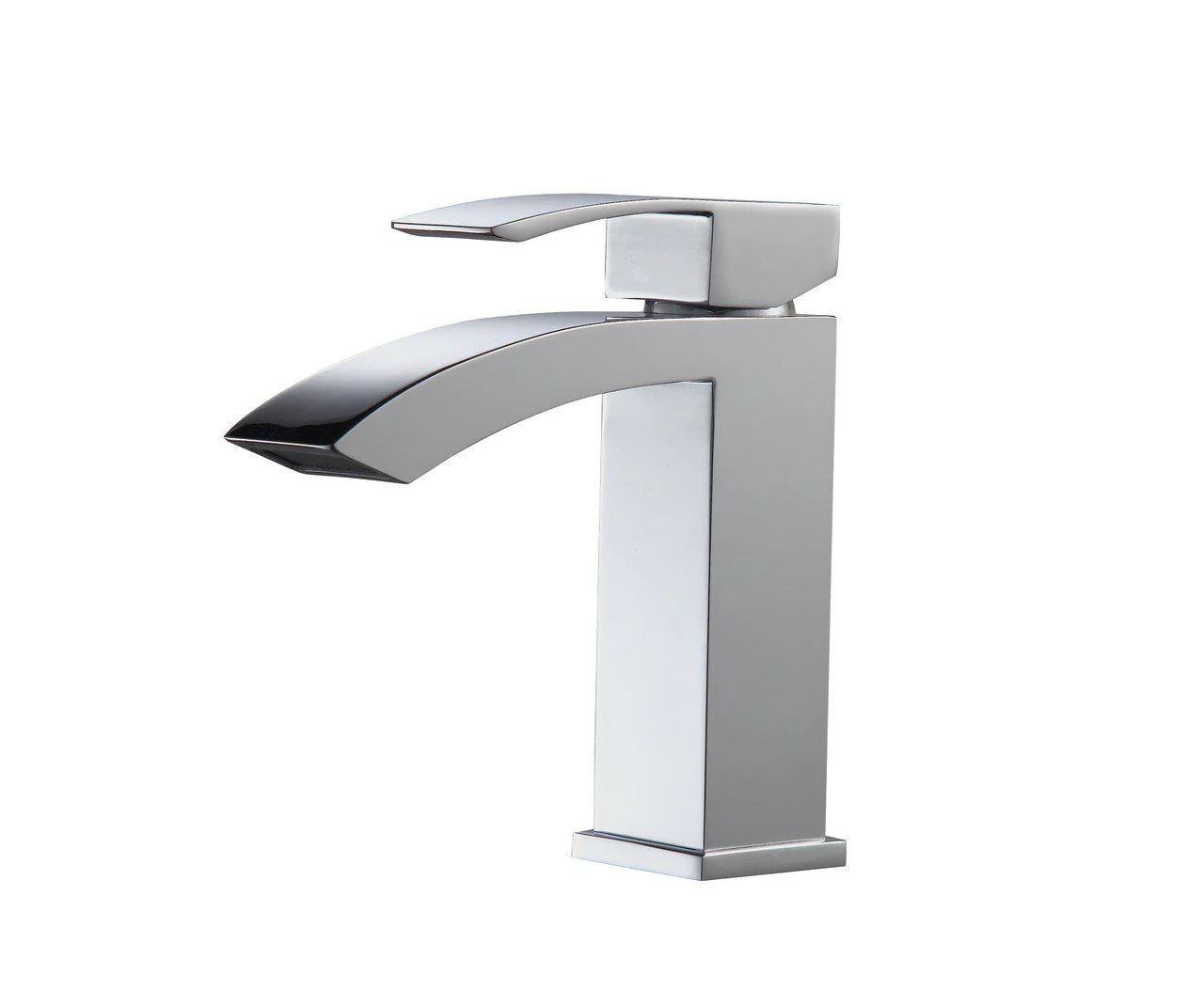 KubeBath Aqua Balzo Single Lever Wide Spread Bathroom Vanity Faucet - Chrome, AFB053 - Cheap Abt