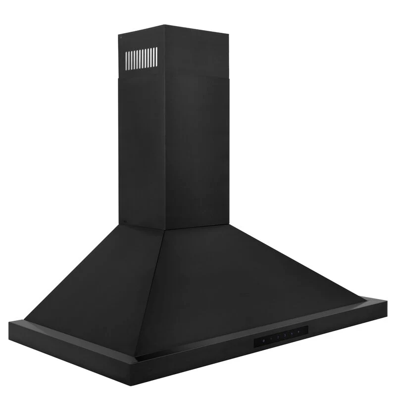 ZLINE 36 in. Convertible Vent Wall Mount Range Hood in Black Stainless Steel, BSKBN-36 - Cheap Abt