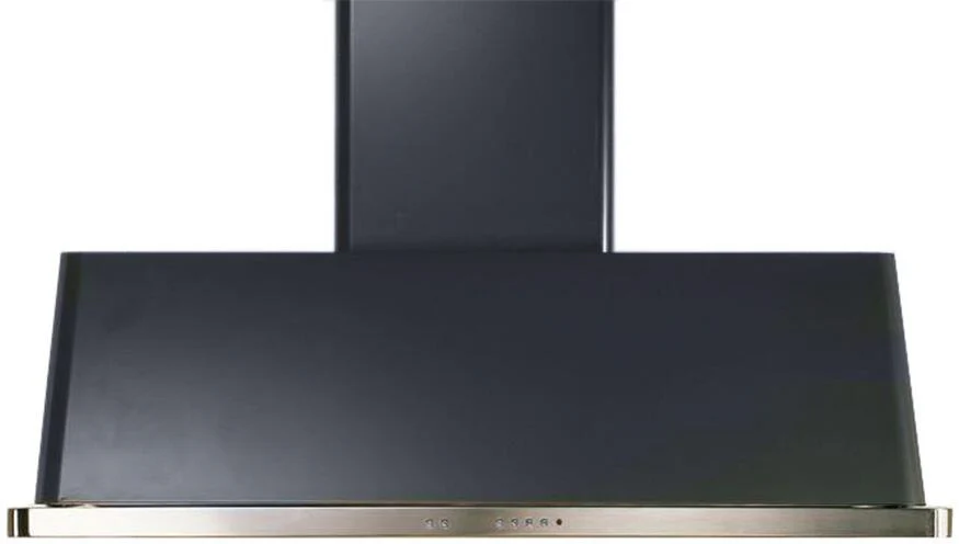 ILVE 60 in. Majestic Matte Graphite Wall Mount Range Hood with 600 CFM Blower, UAM150MG - Cheap Abt