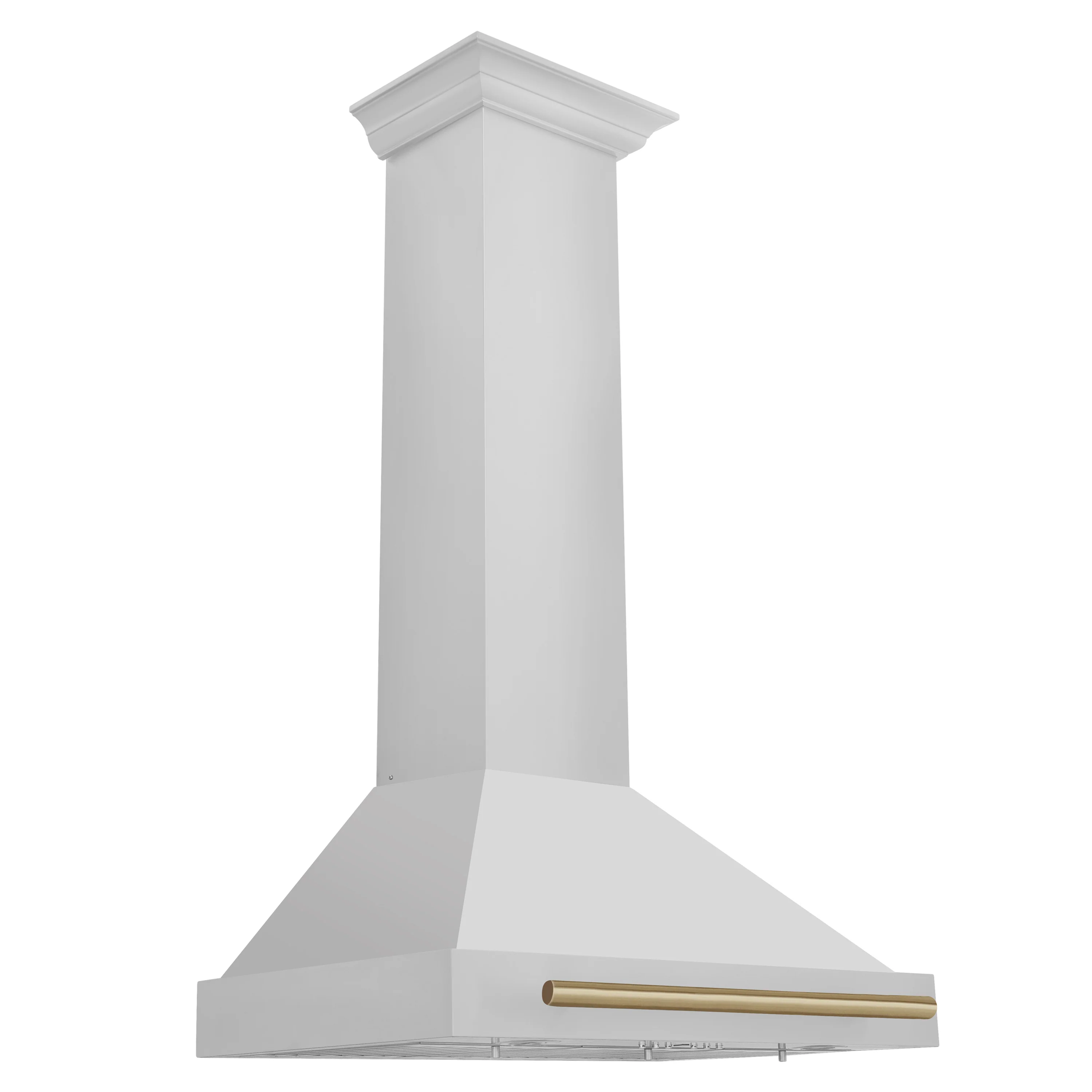 ZLINE 30 Inch Autograph Edition Stainless Steel Range Hood with Champagne Bronze Handle, KB4STZ-30-CB - Cheap Abt